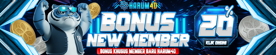 Bonus New Member 20% - Harum4D